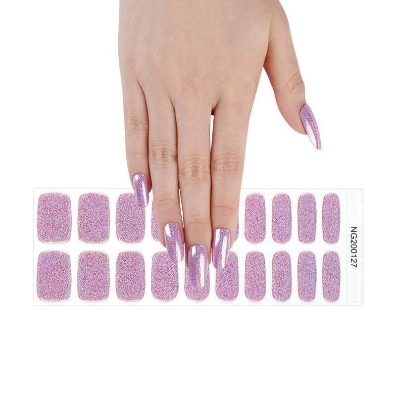 Violet Glitter Gel