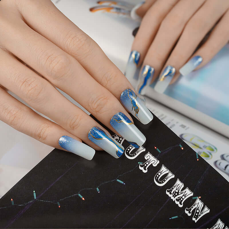 Marble Blue Gel