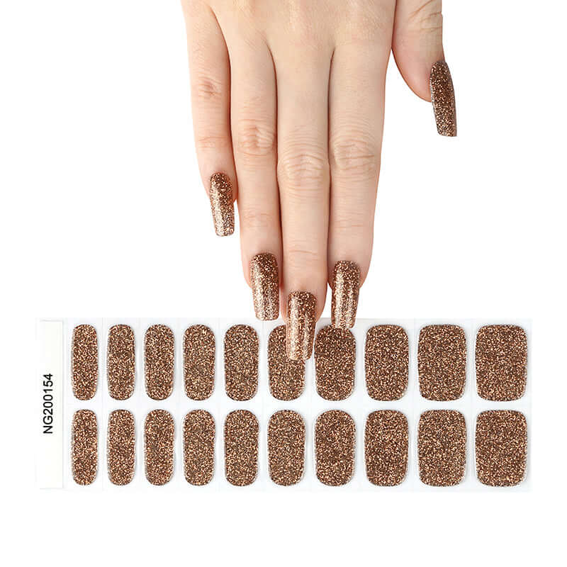 Copper Glitter Gel