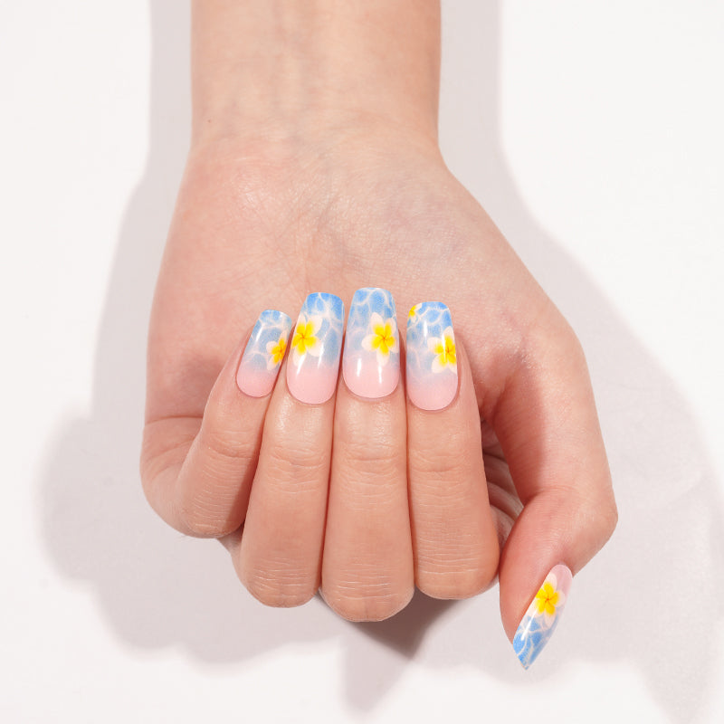 Summer Breeze Semi-Cured Gel Nail Wraps — 4