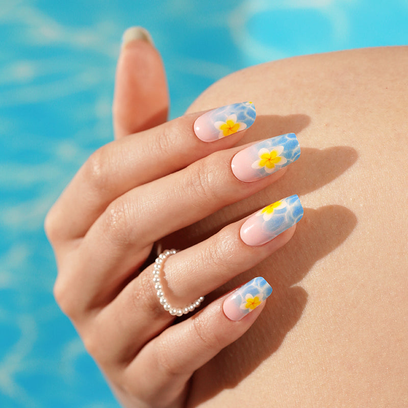Summer Breeze Semi-Cured Gel Nail Wraps — 2