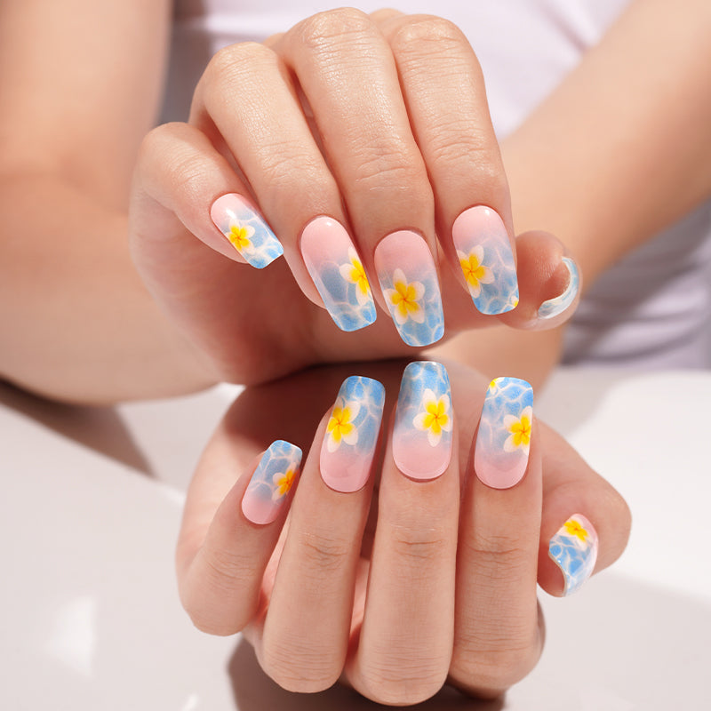 Summer Breeze Semi-Cured Gel Nail Wraps — 5