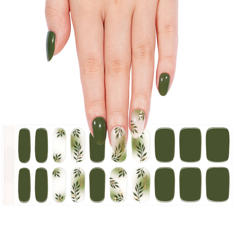 Olive Grove Semi-Cured Gel Nail Wraps — 4