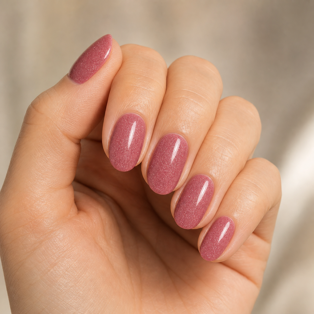 Ballet Slipper short oval extension gel wraps lifestyle