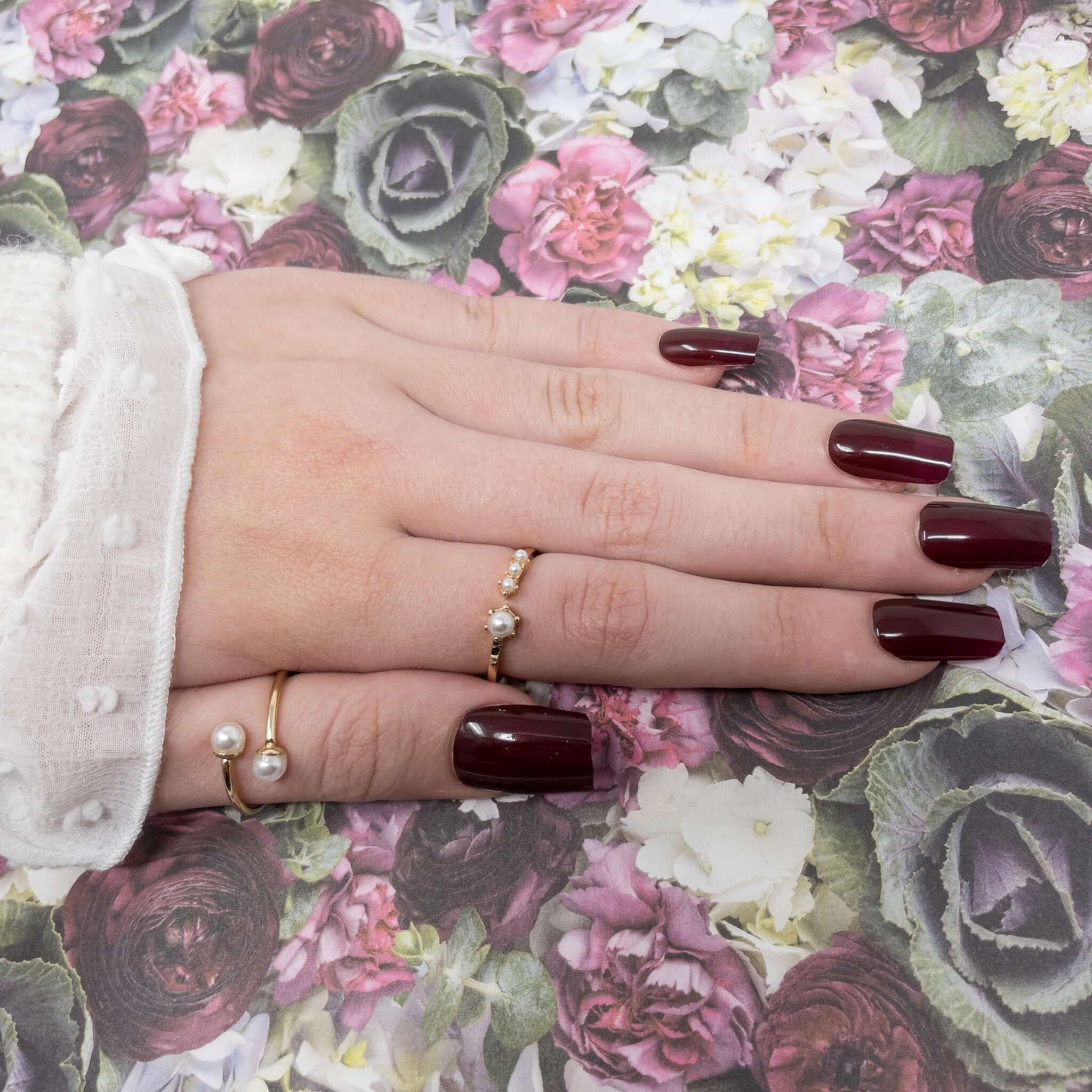 Burgundy Red Gel