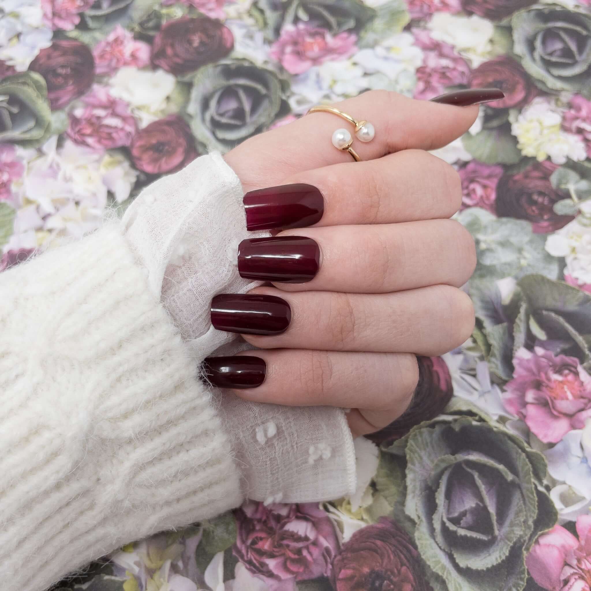 Burgundy Red Gel