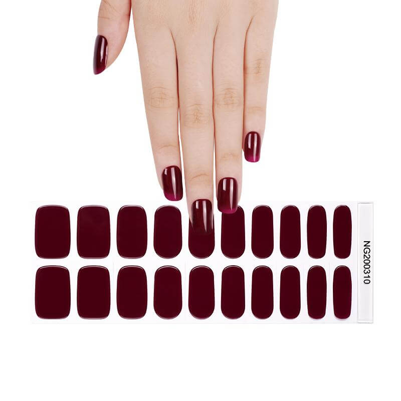 Burgundy Red Gel