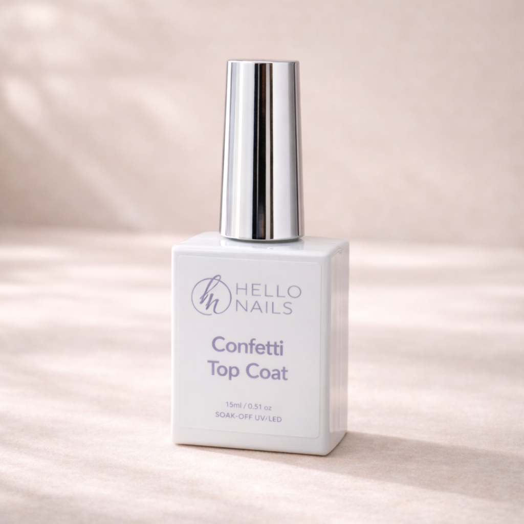 Confetti Glitter UV Top Coat