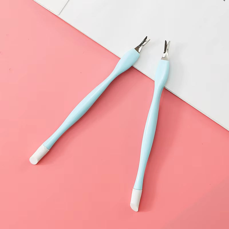 Cuticle Pusher/ Fork - for application and nail conditioning