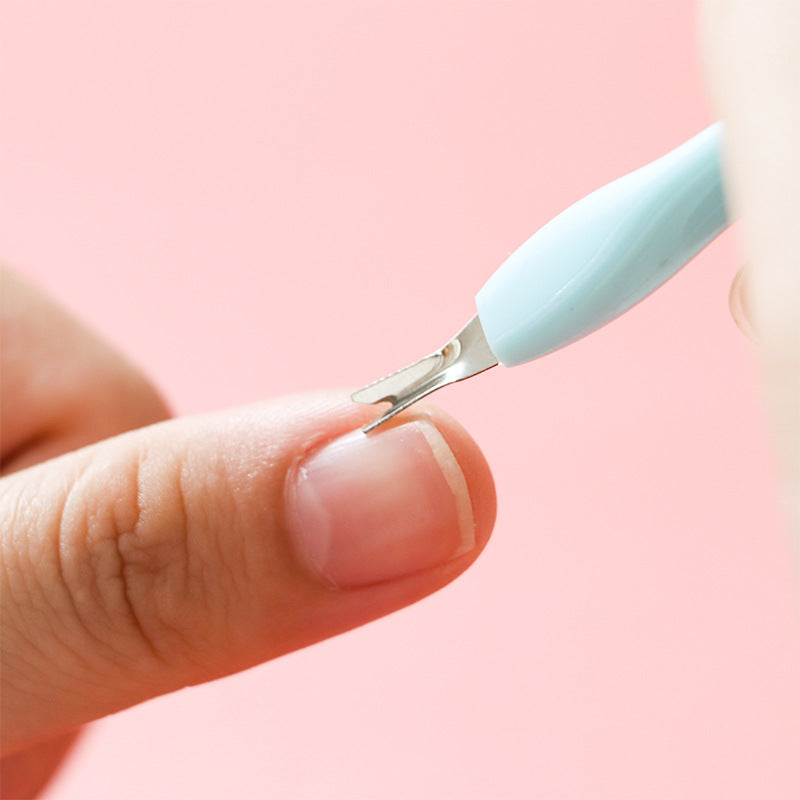 Cuticle Pusher/ Fork - for application and nail conditioning