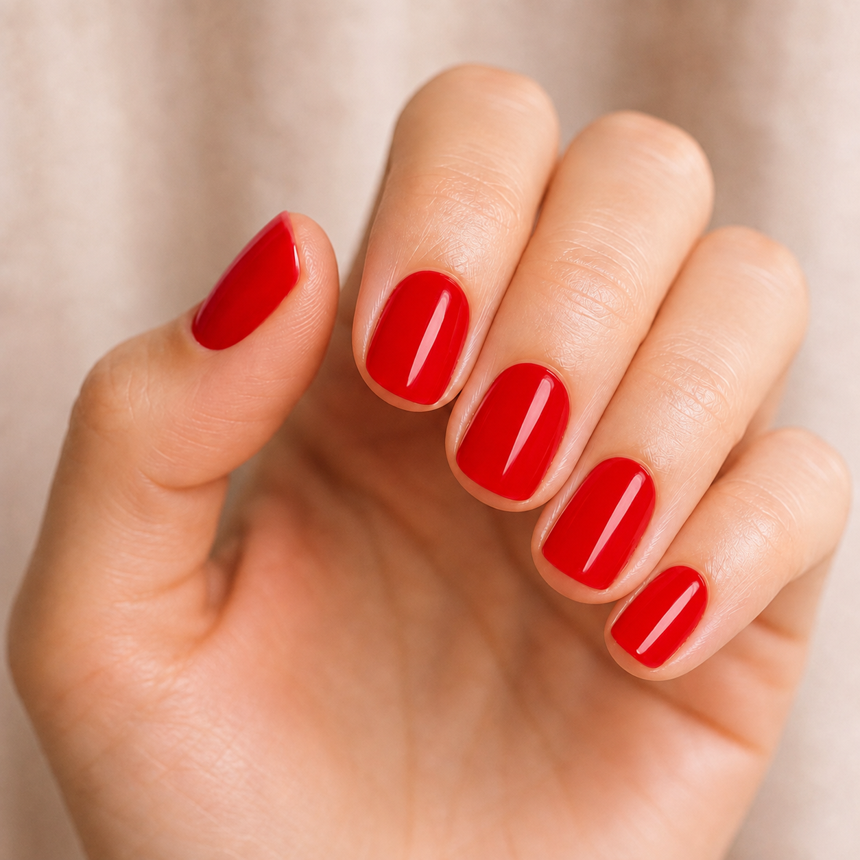 Hot Red Gel - lifestyle