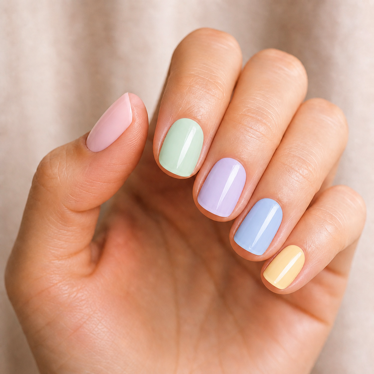 Pastel Rainbow Gel - lifestyle