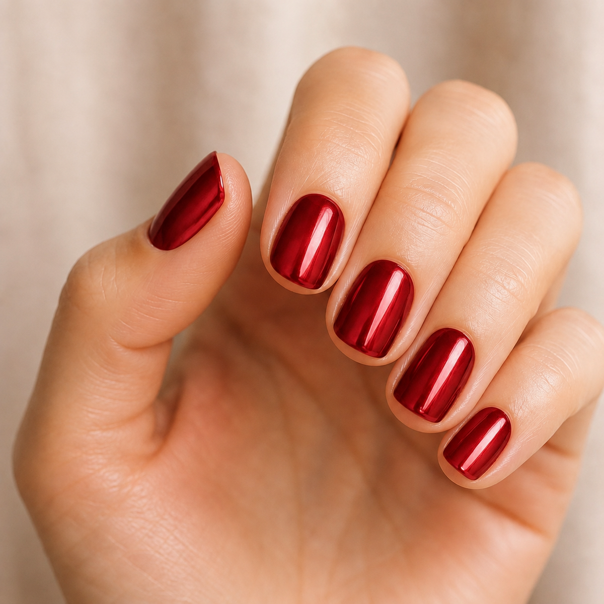Metallic Red Gel - lifestyle