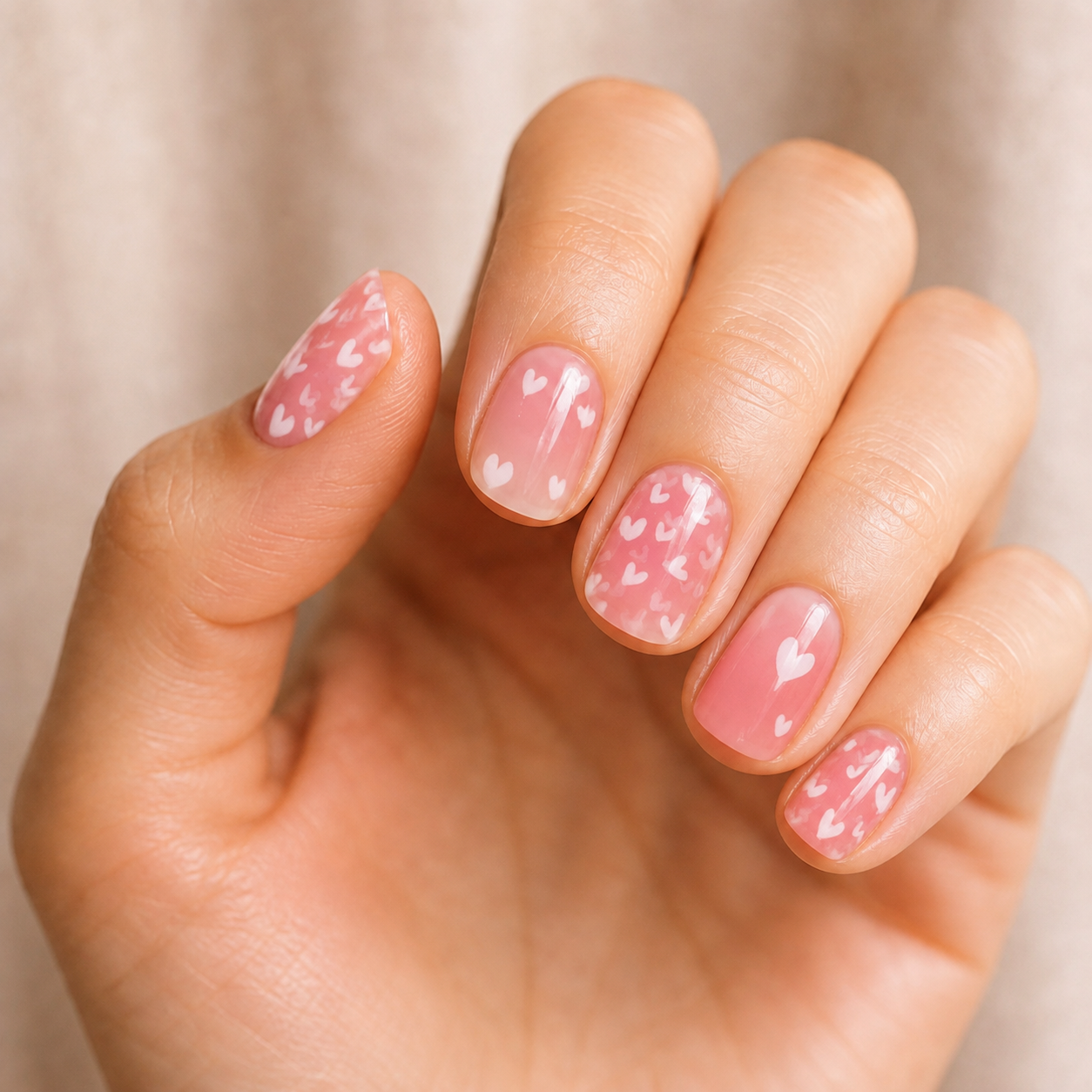 Floating Hearts Gel - lifestyle