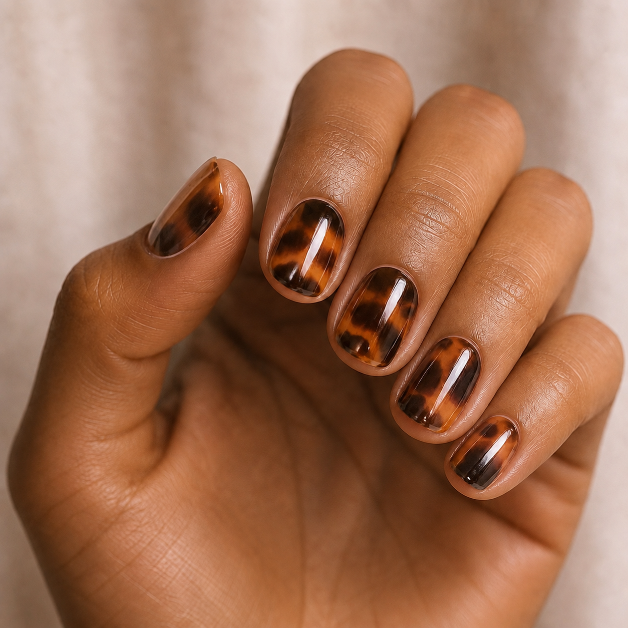 Cognac Amber Gel - lifestyle