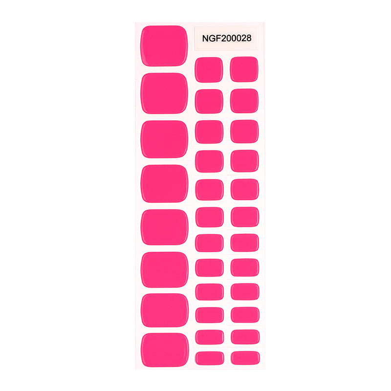 Hot Pink Toe Gel