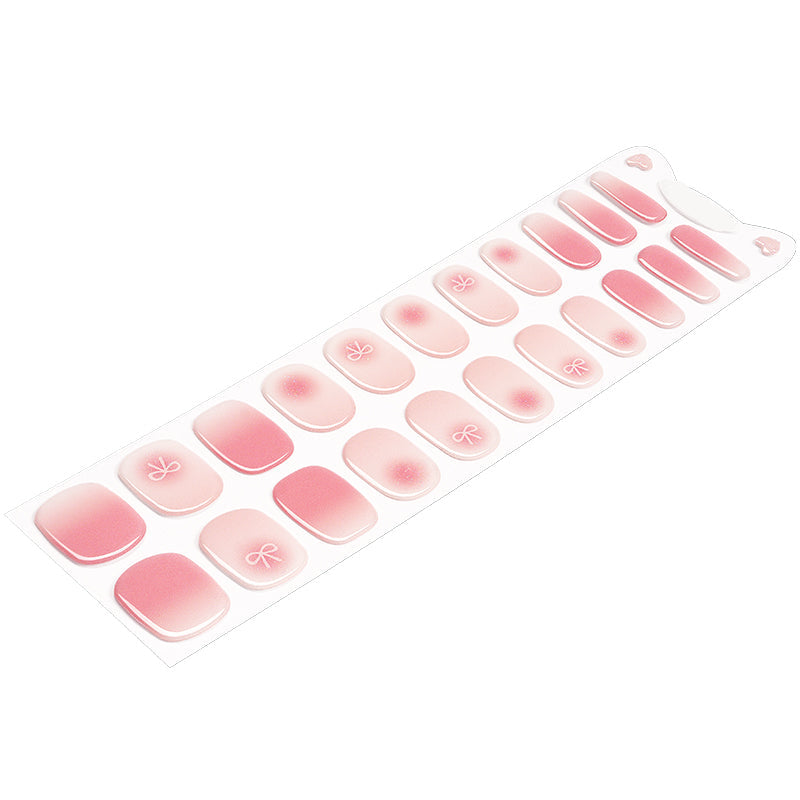 Kids Non-UV Gel Wraps - Ballet Bows