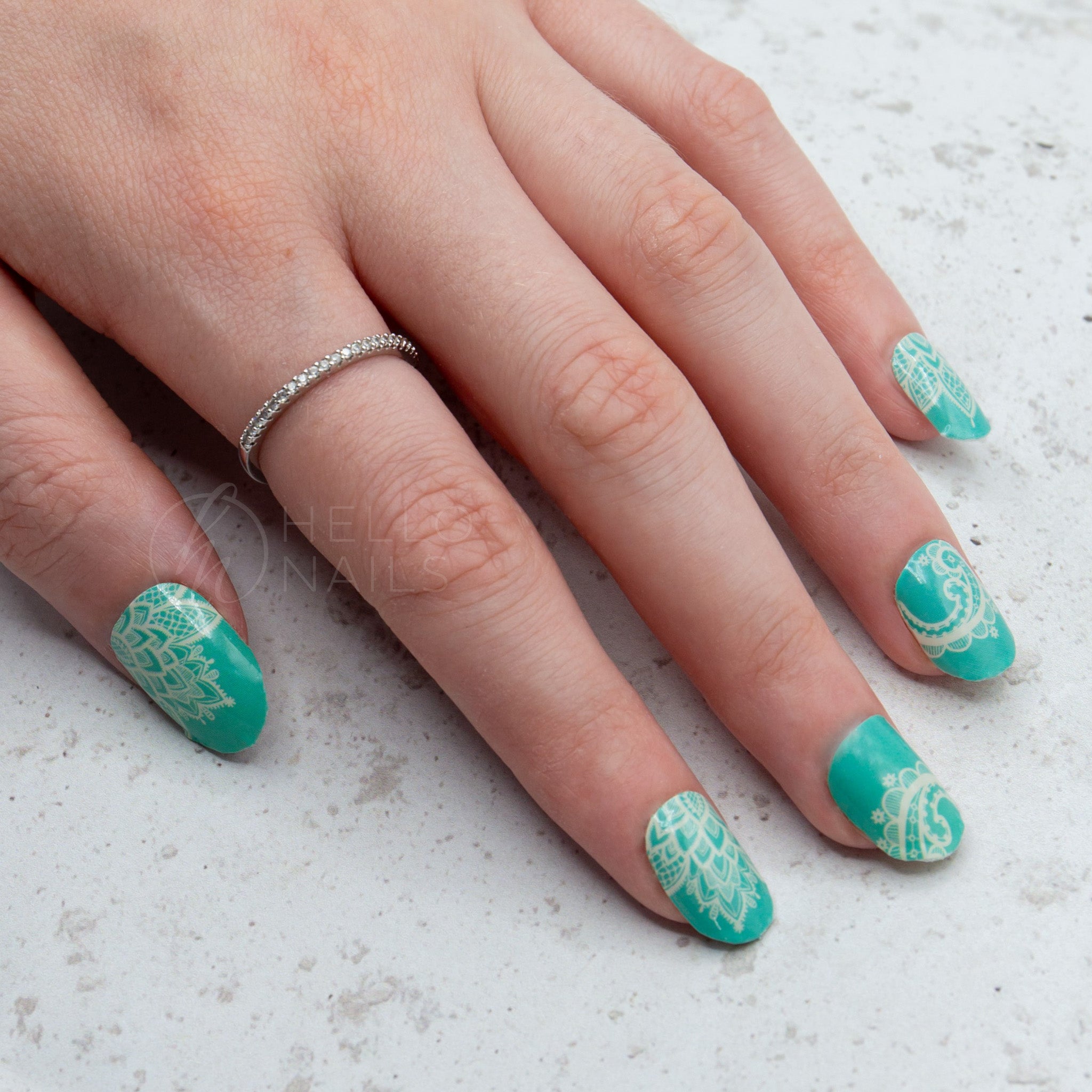 Turquoise Lace