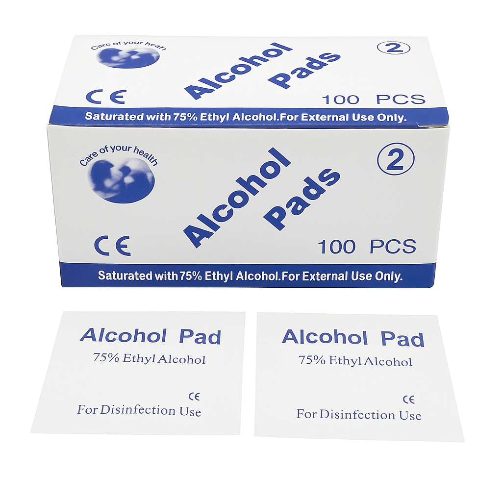 Alcohol Wipes (x100) - for prepping and residue removal