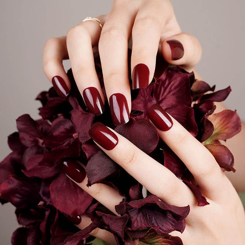 Burgundy Red Gel