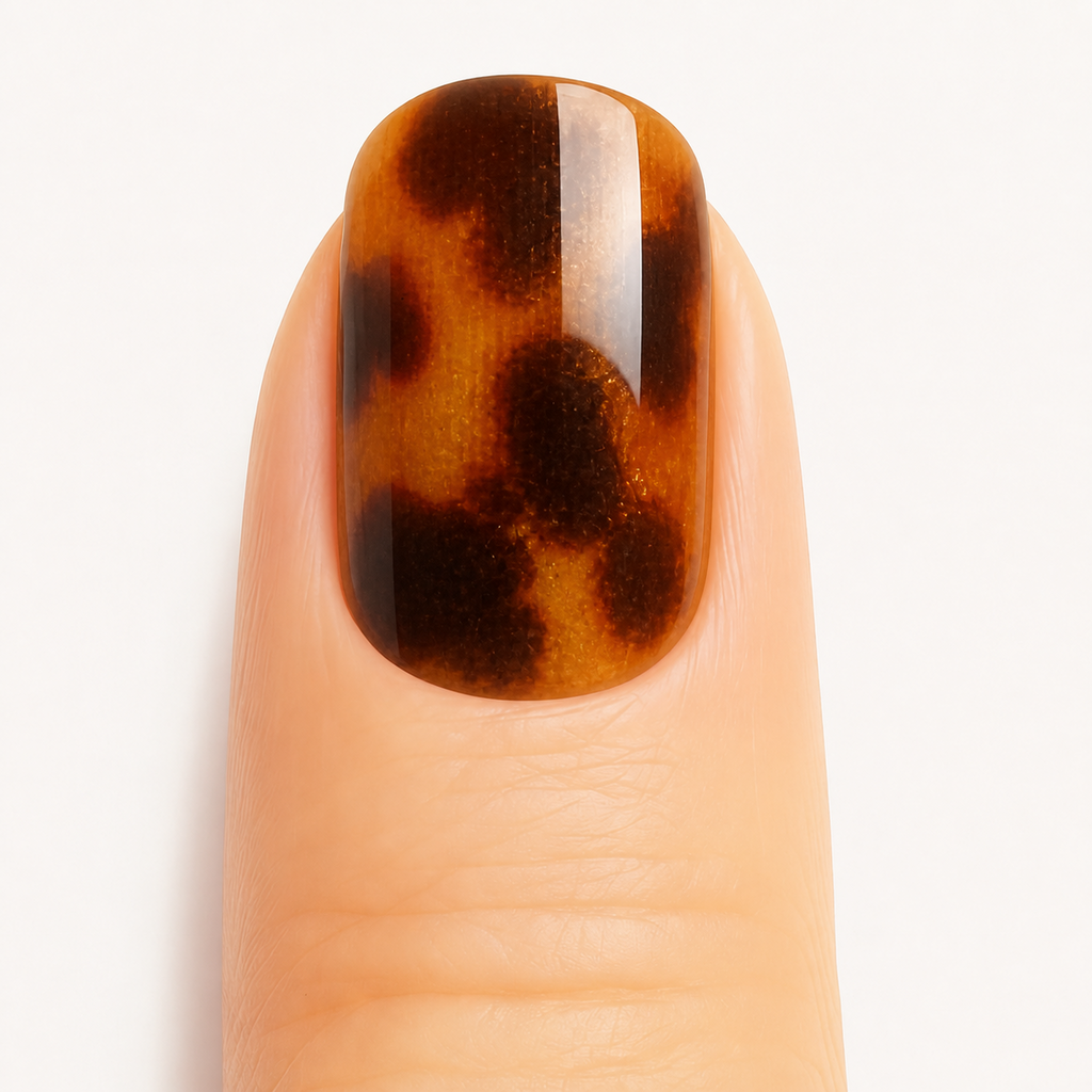 Cognac Amber Gel Nail Wraps