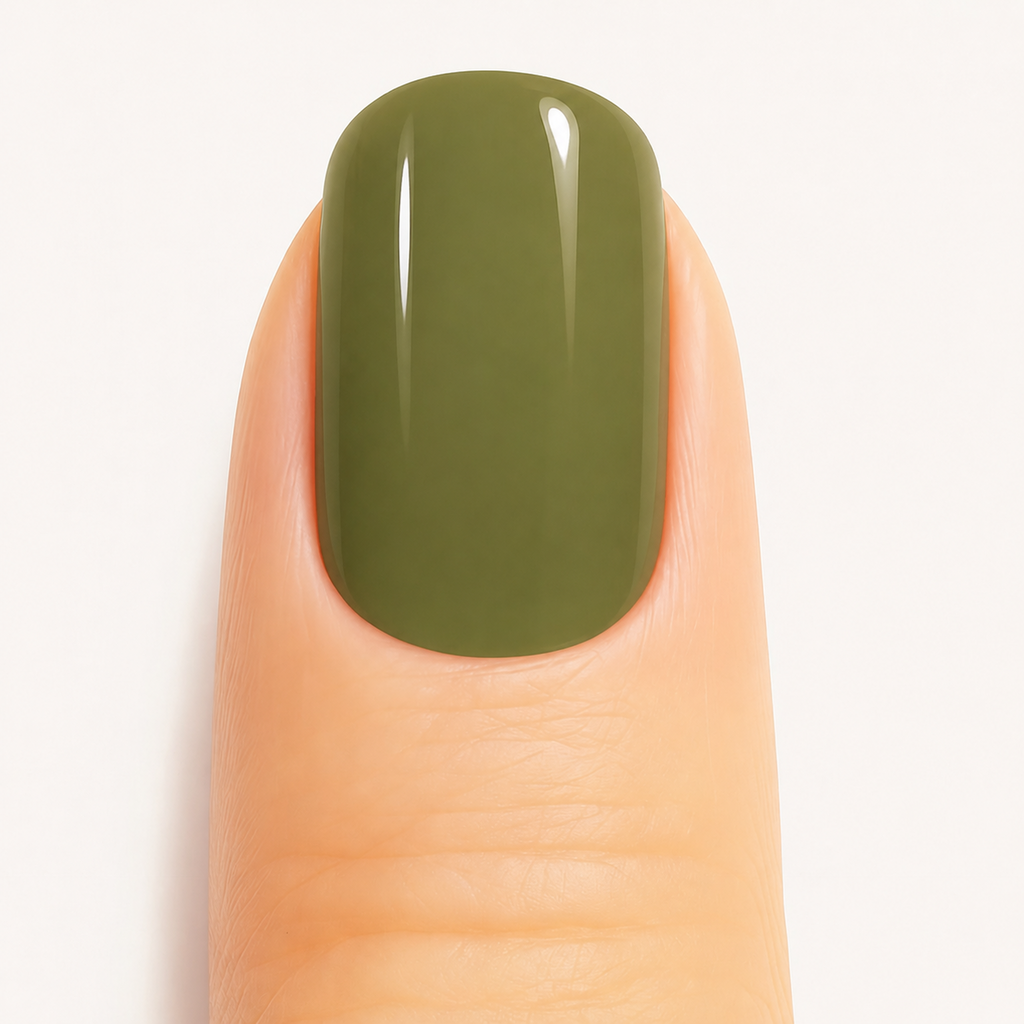 Olive Glaze Gel Nail Wraps