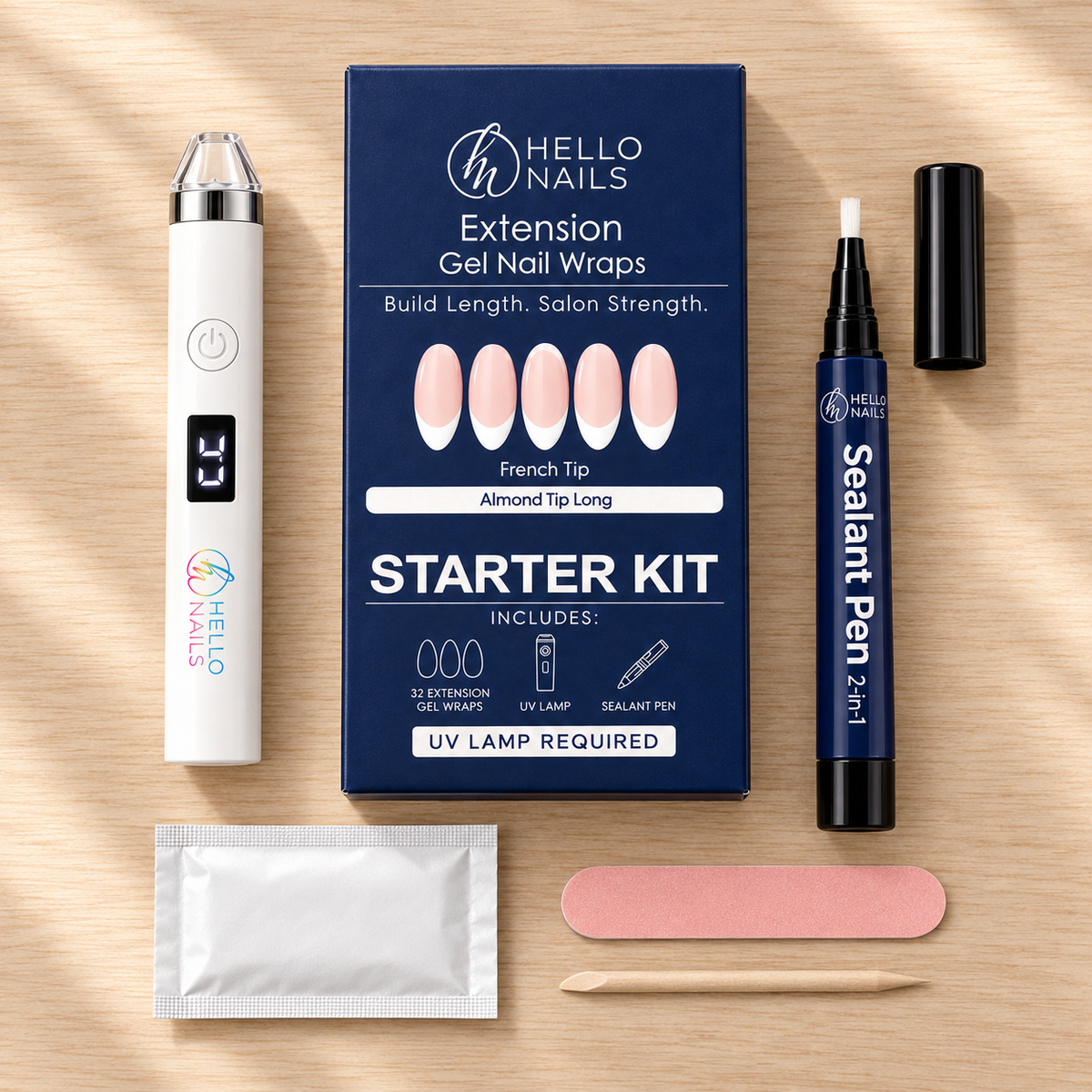 Extension Gel Starter Kit flat lay