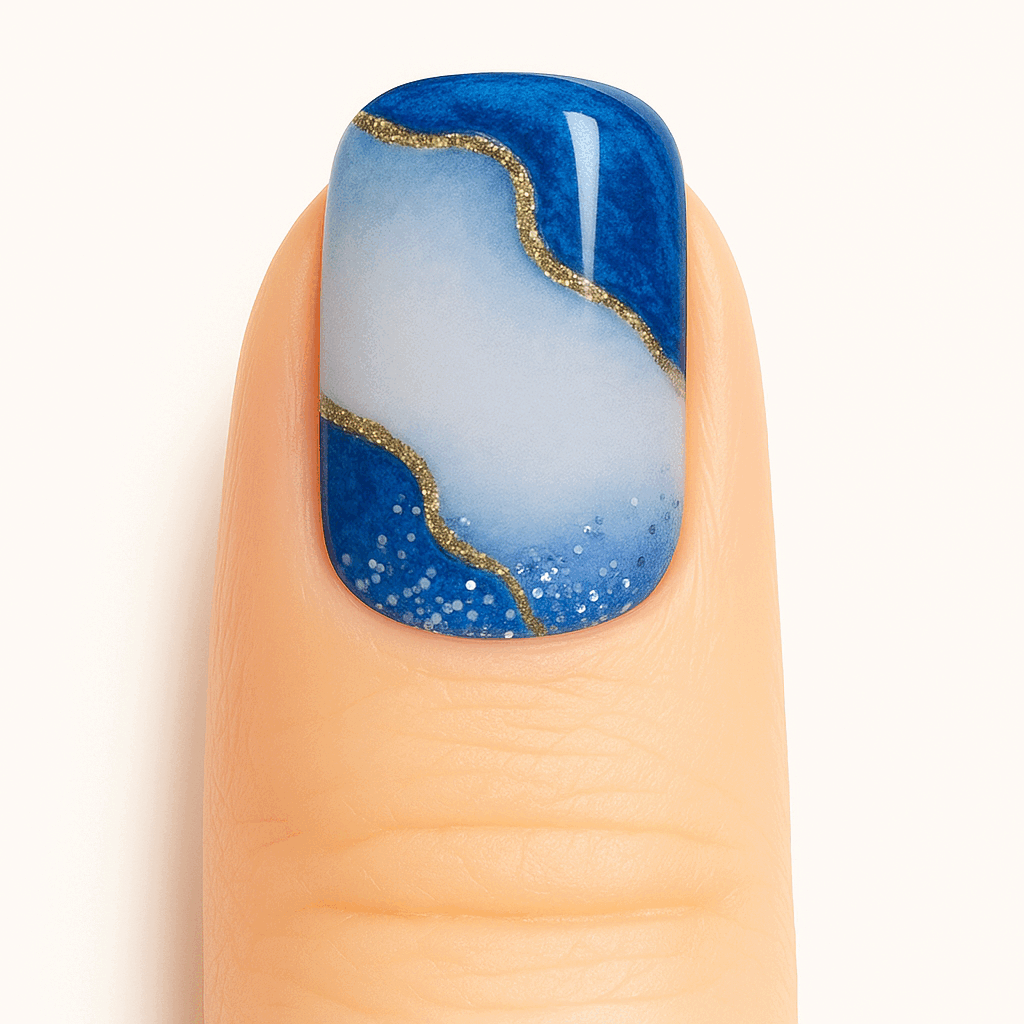 Marble Blue Gel