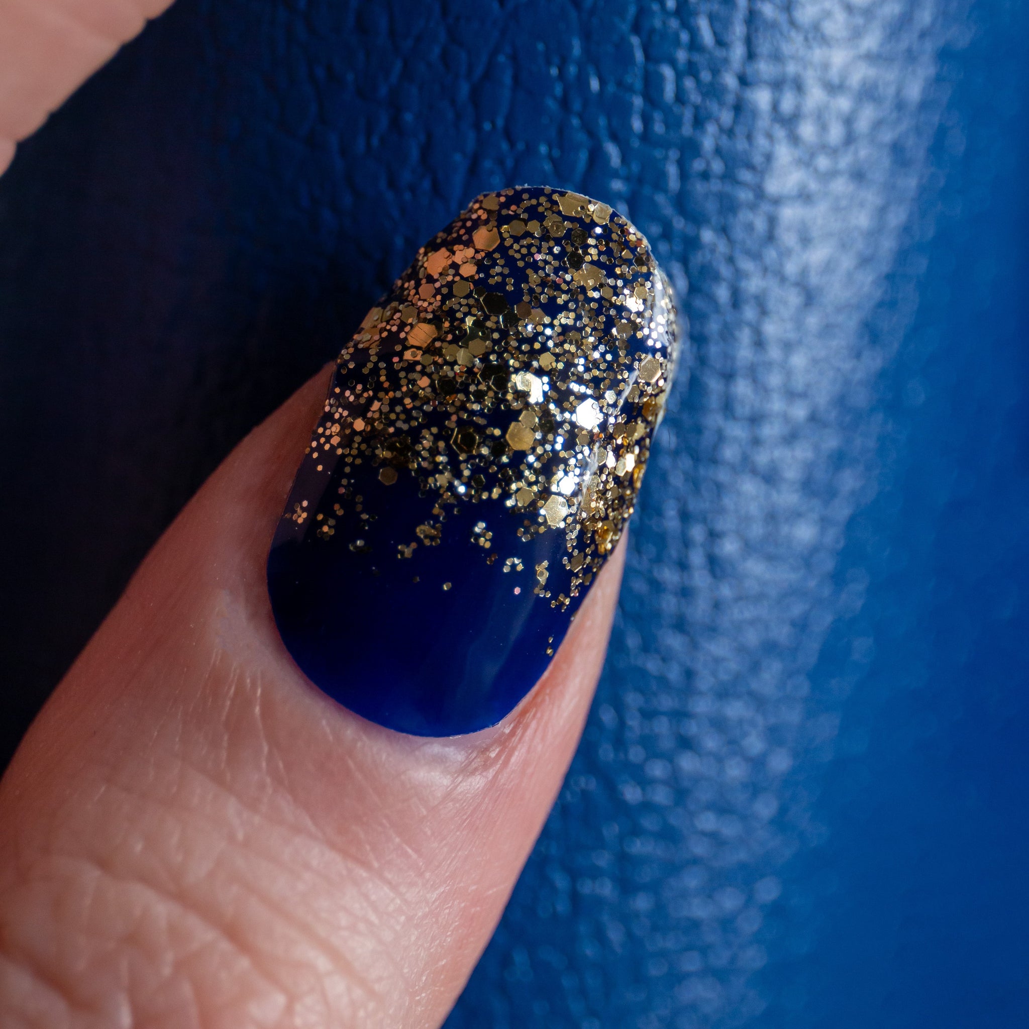 Navy Glitter Bomb