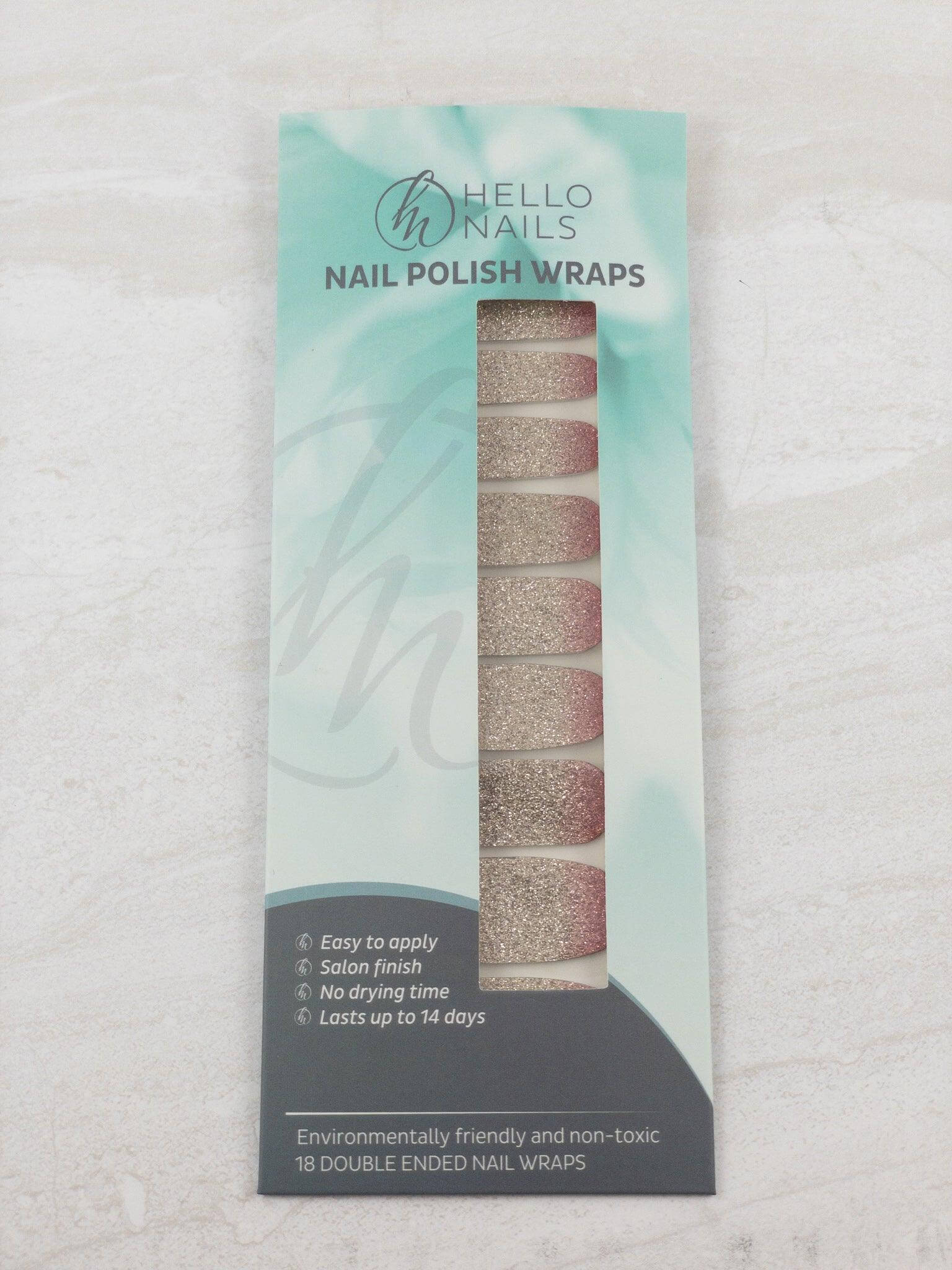 Salmon Sparkle - Hello Nails