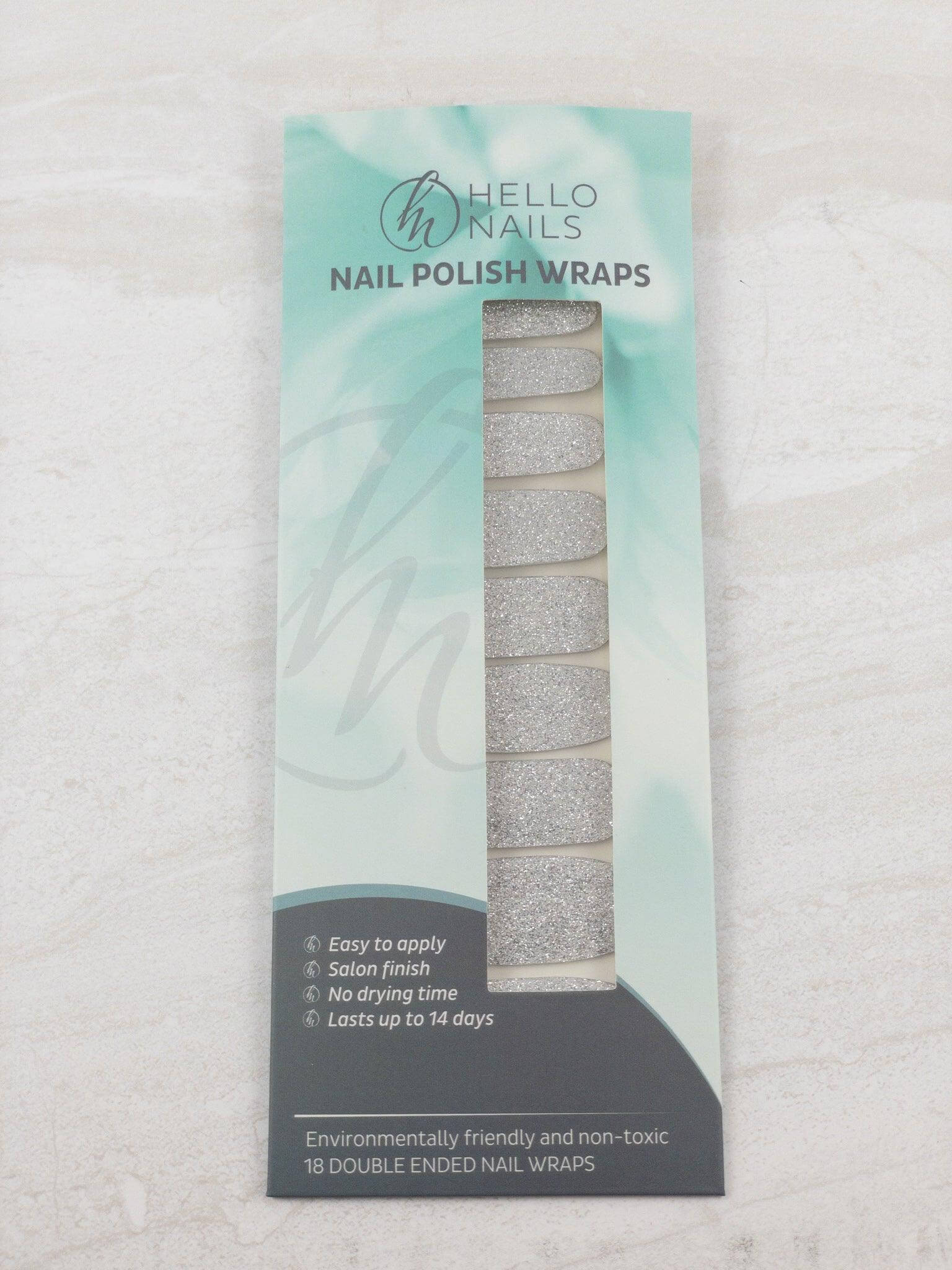 Silver Glitter - Hello Nails