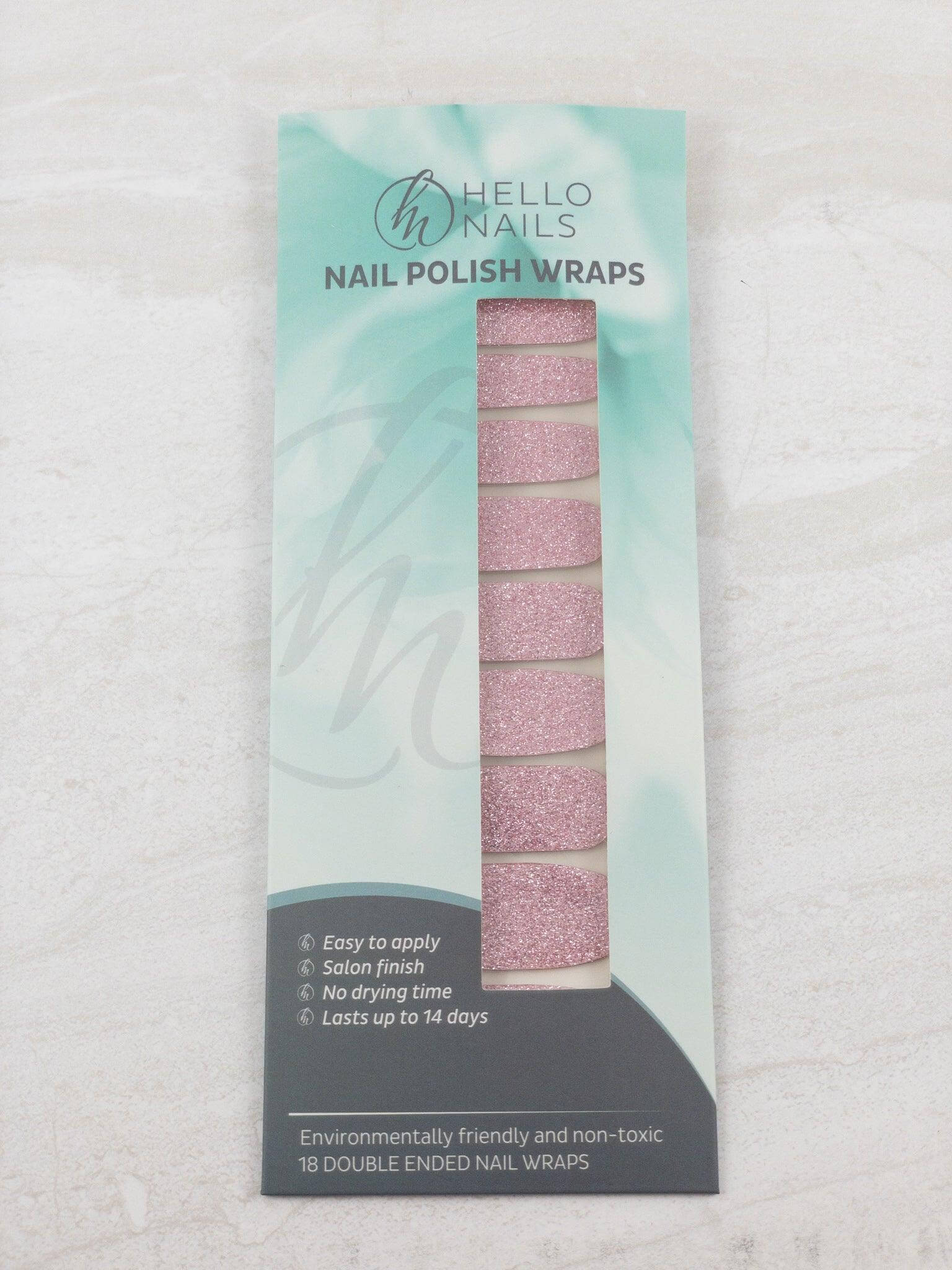Pink Glitter - Hello Nails