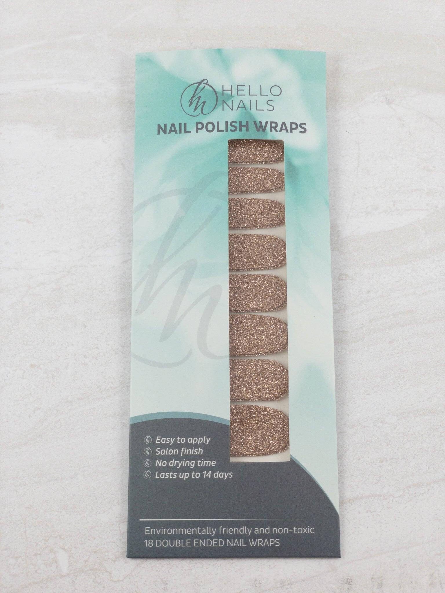 Bronze Glitter - Hello Nails