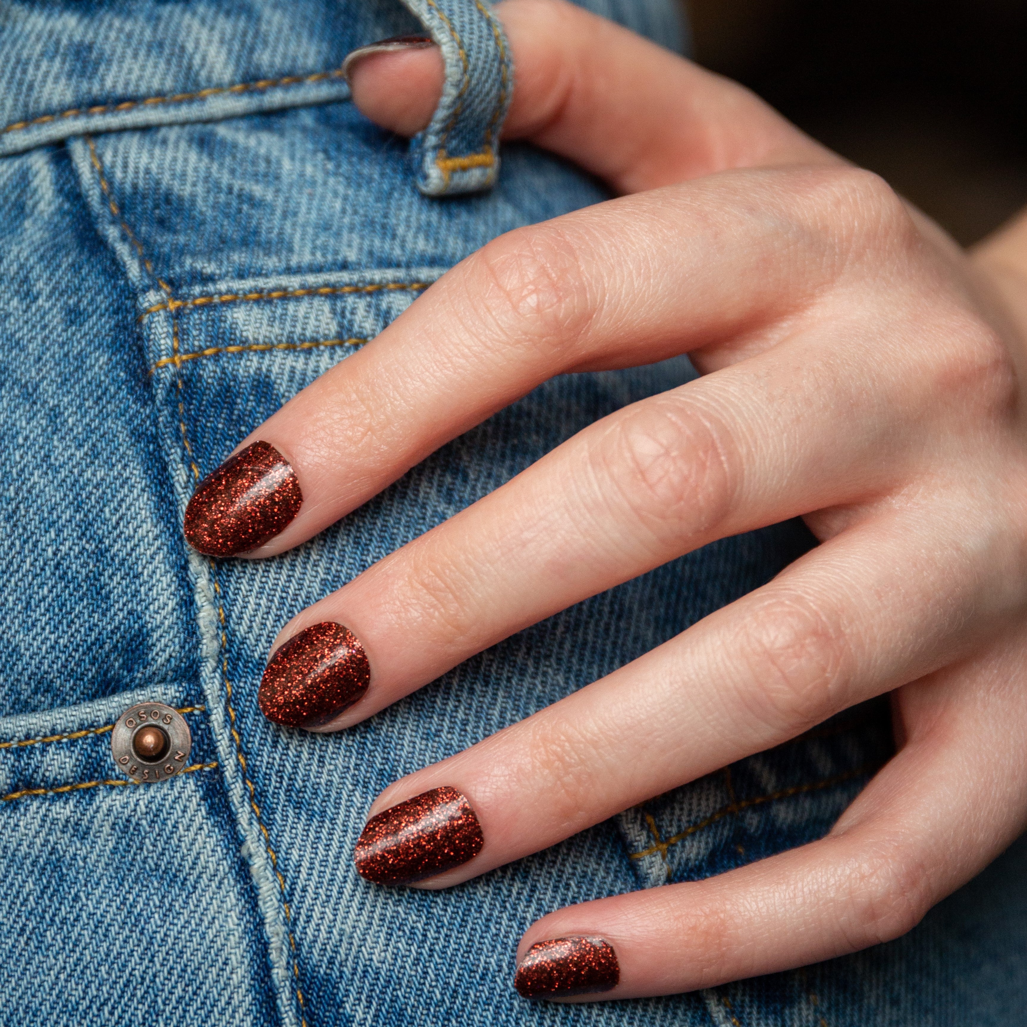 Blood Red Glitter