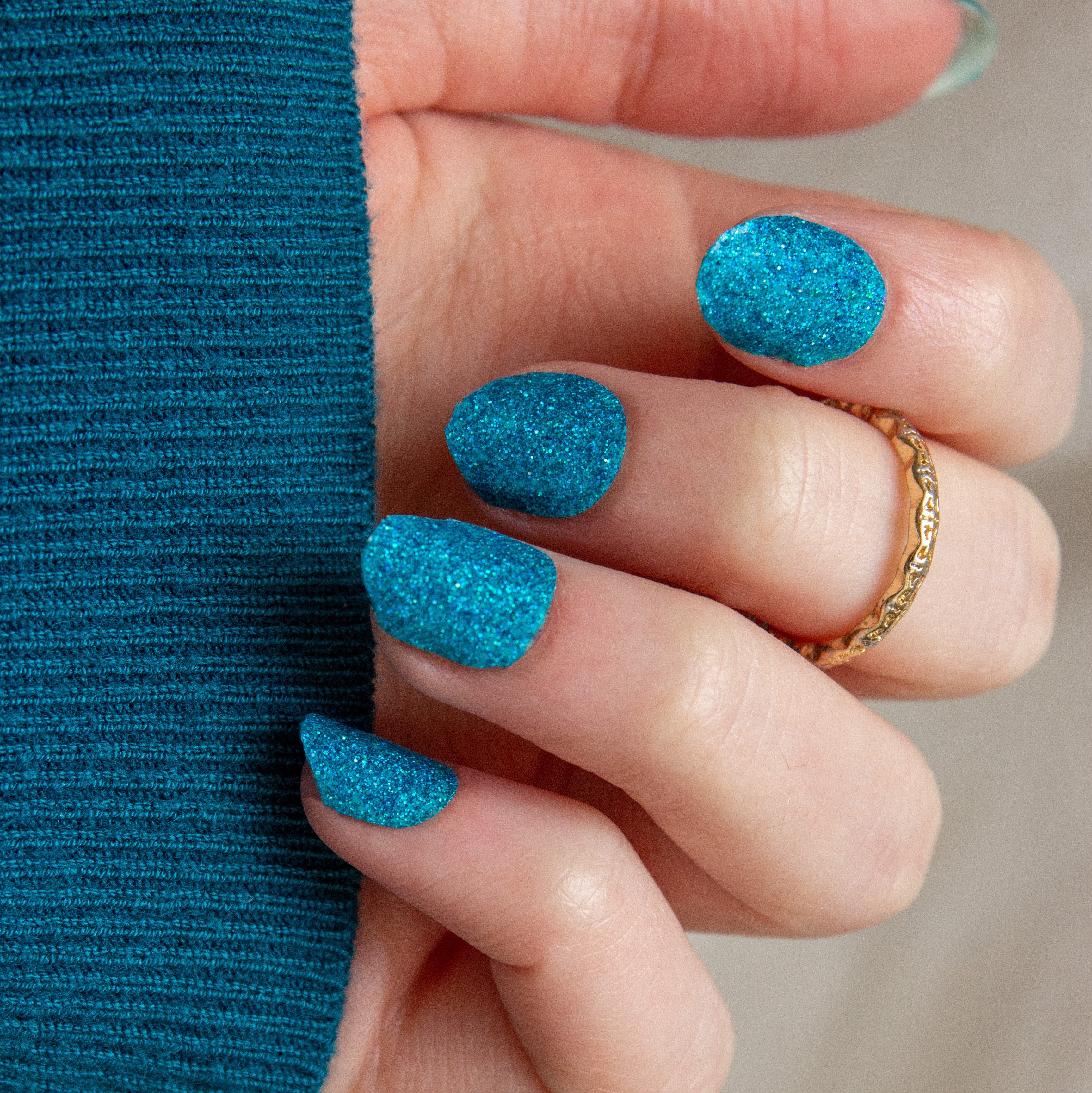 Turquoise Glitter