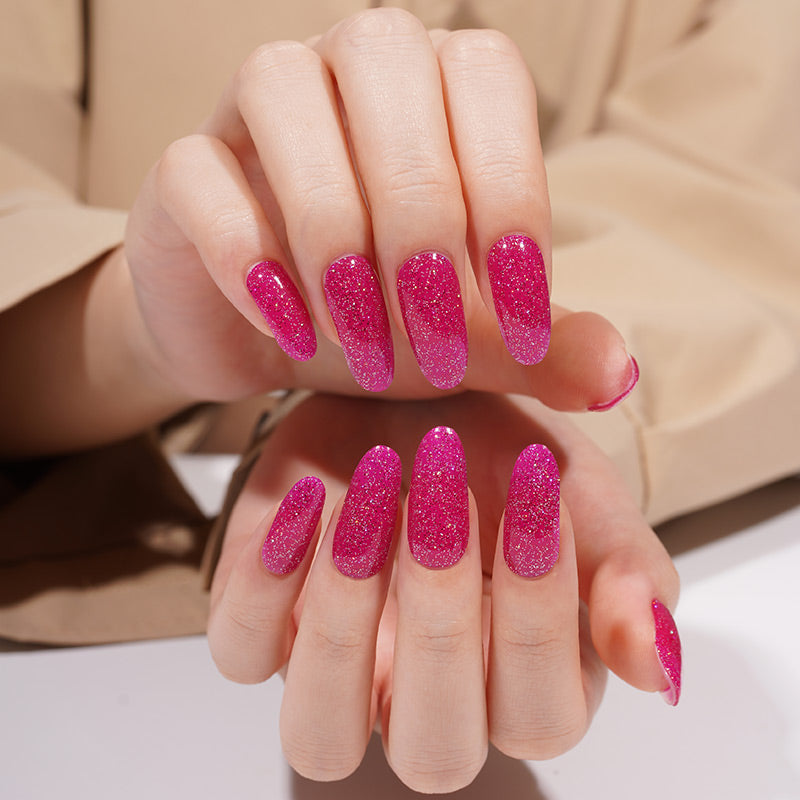 Fuchsia Glitz Gel