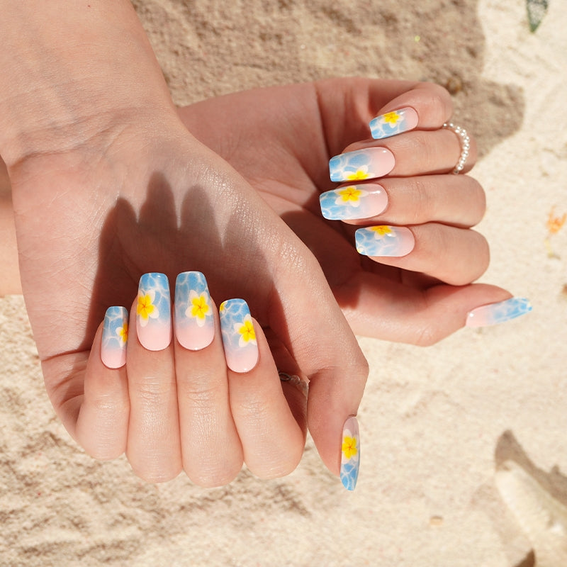 Summer Breeze Semi-Cured Gel Nail Wraps — 3