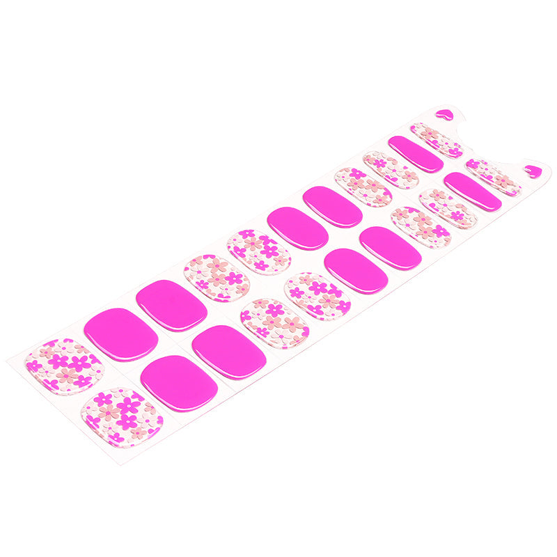 Kids Non-UV Gel Wraps - Daisy Pop