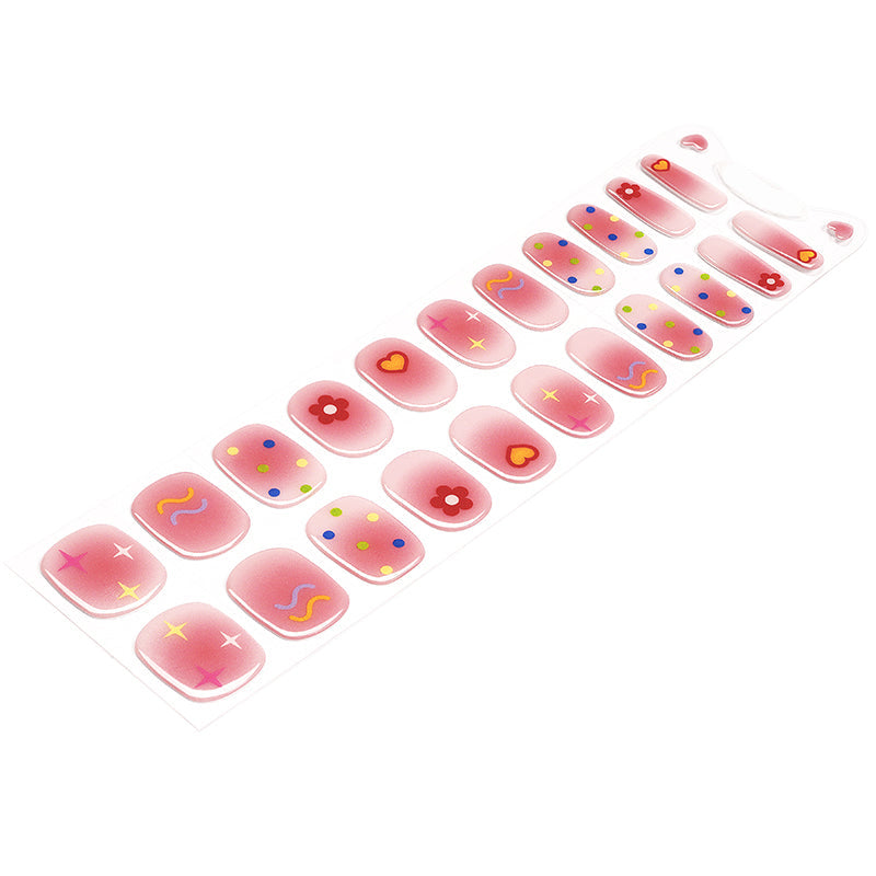 Kids Non-UV Gel Wraps - Magic Sprinkles