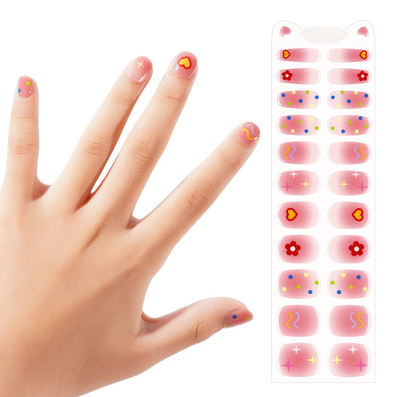 Kids Non-UV Gel Wraps - Magic Sprinkles