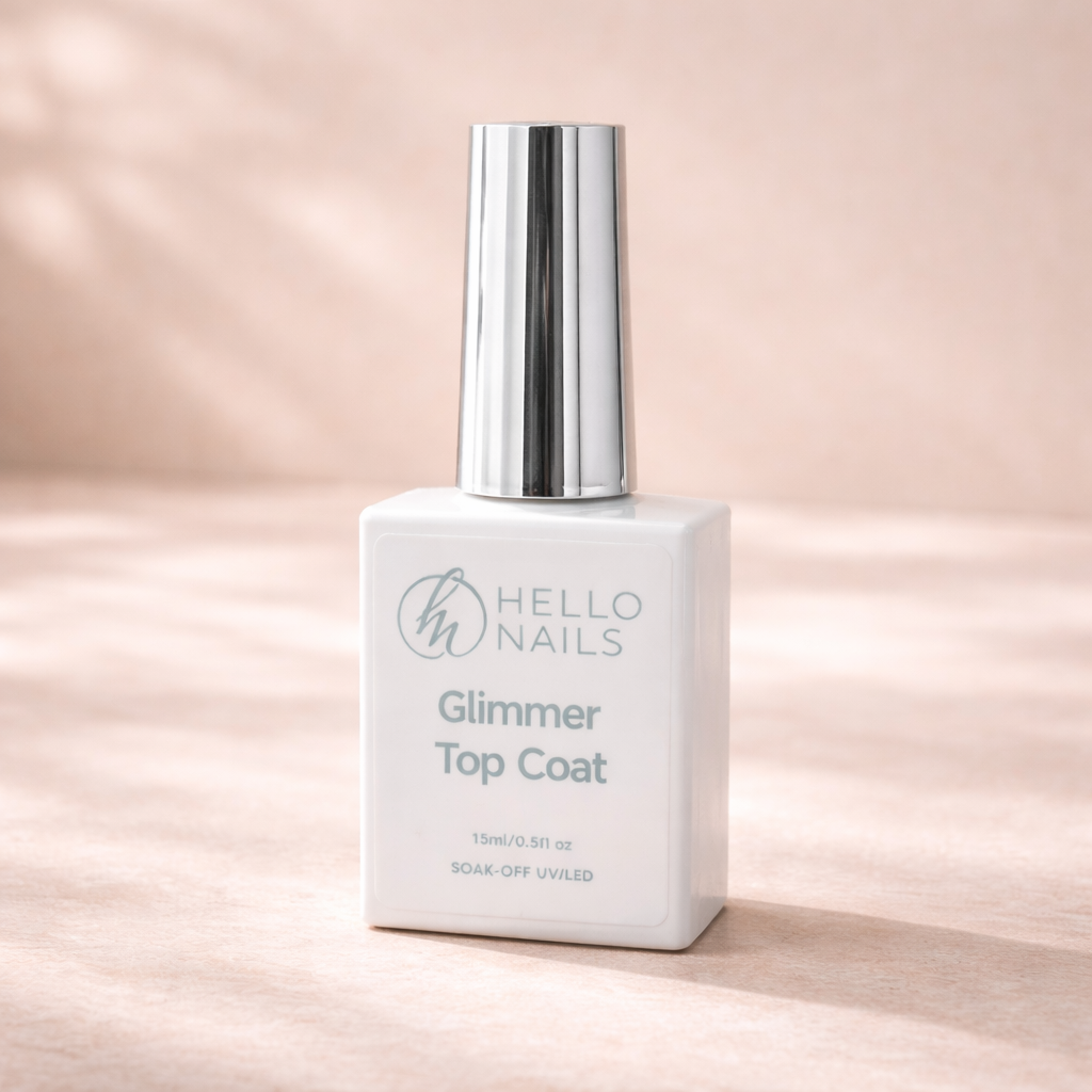 Glimmer Glitter UV Top Coat