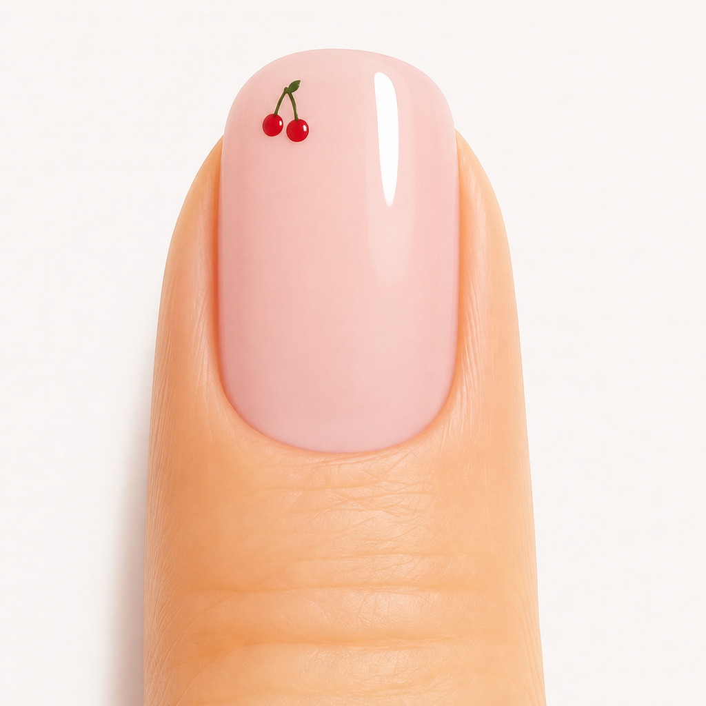 Cherry Blush Gel Nail Wraps