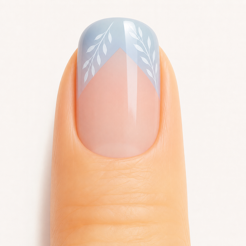 Soft Leaves Gel Nail Wraps