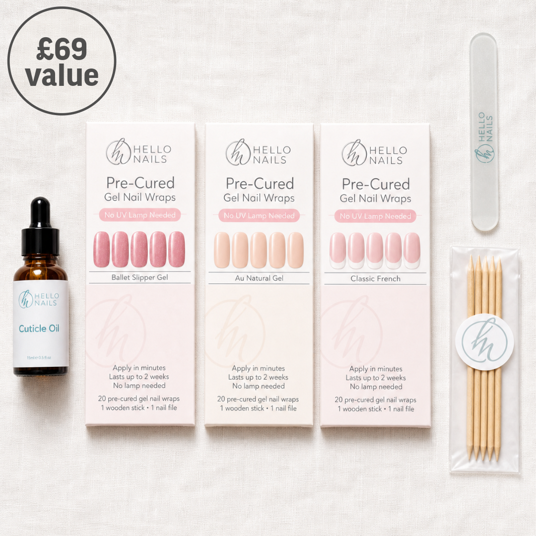 Non UV Gel Wrap Starter Kit