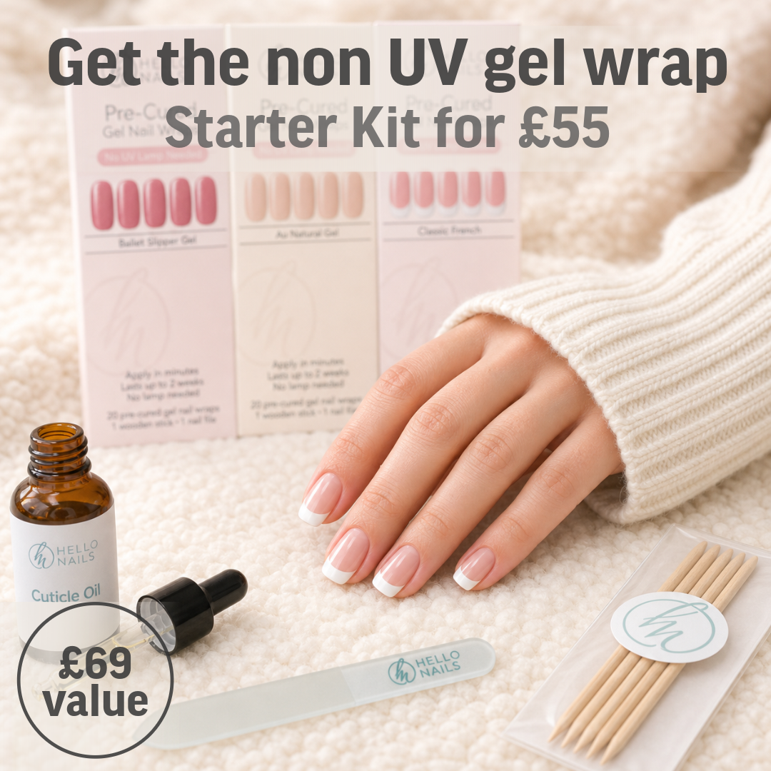 Non UV Gel Wrap Starter Kit