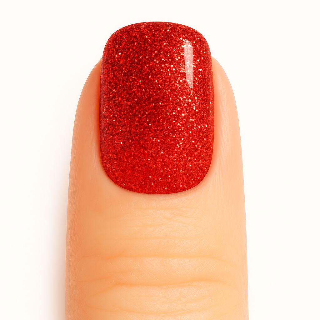 Red Glitter Gel
