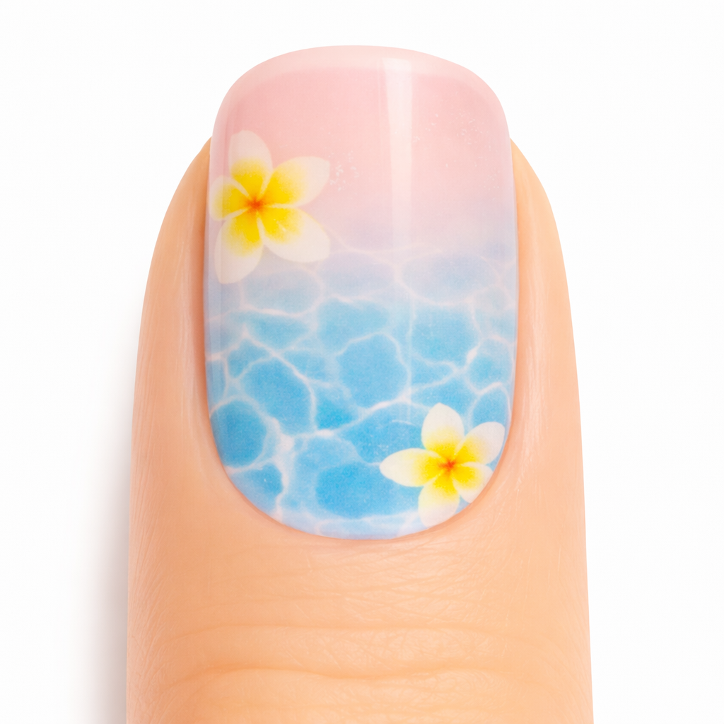 Summer Breeze Semi-Cured Gel Nail Wraps